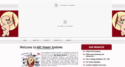 Desktop Screenshot of abcpowersystems.com